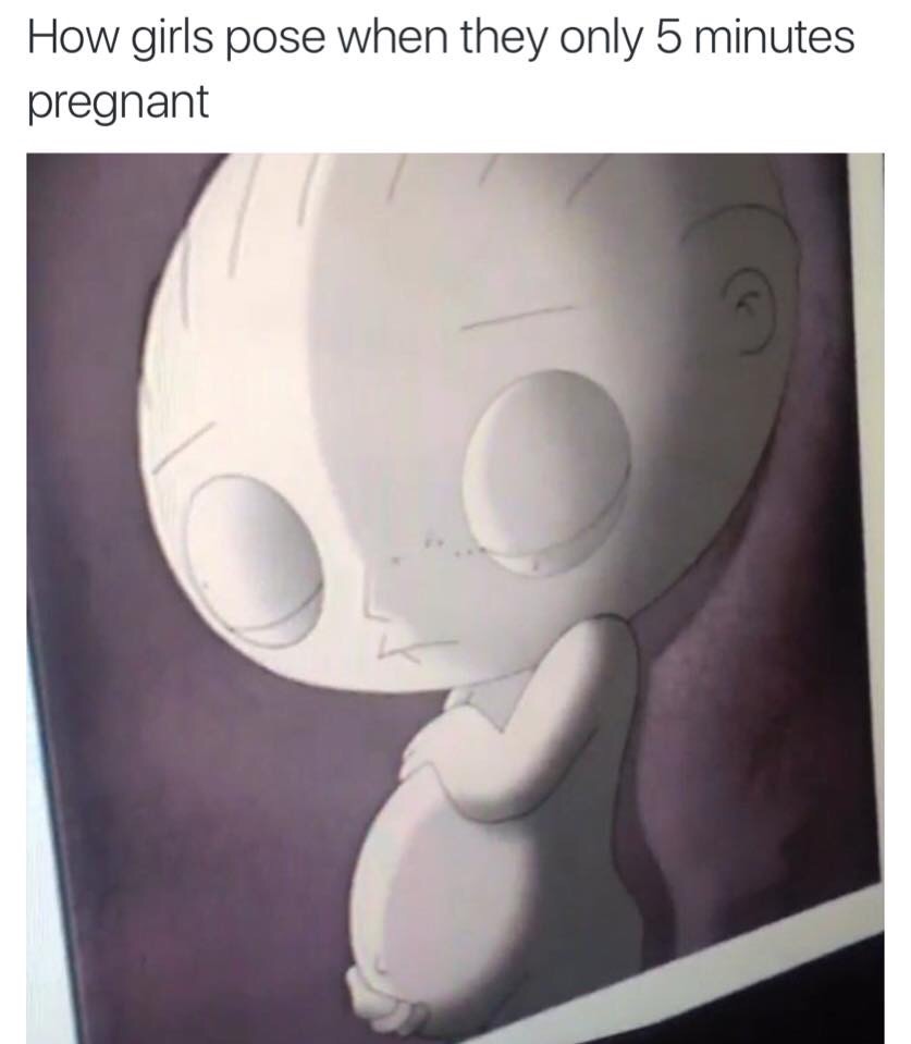 5 minutes after getting pregnant