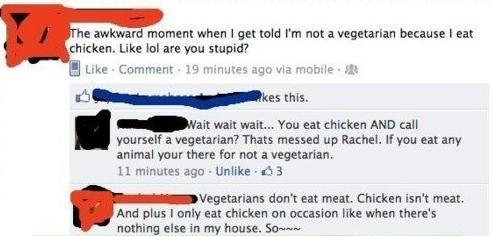 Chicken isn't meat