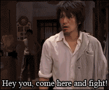 Hey you, let's fight