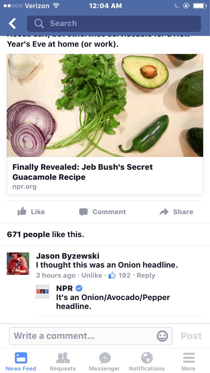 NPR gets it