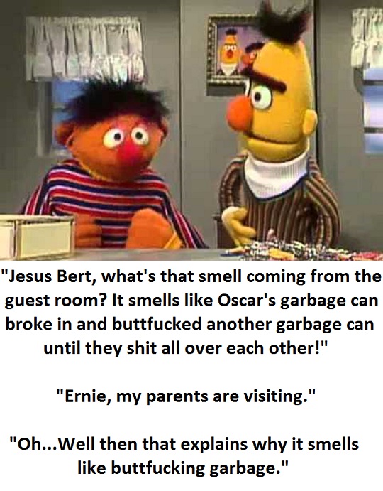 Ernie doesn't mince words.