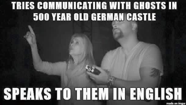Hello? German spirits? Can you hear me?