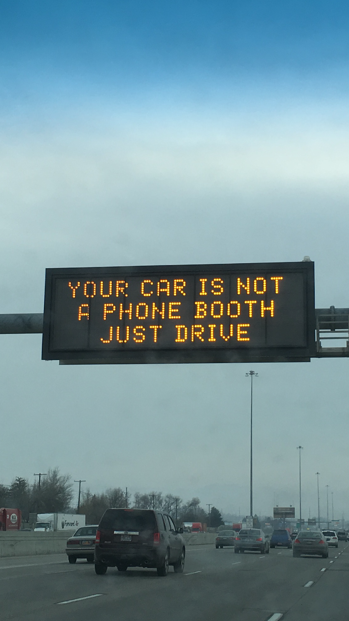 Now these local traffic signs are getting downright aggressive