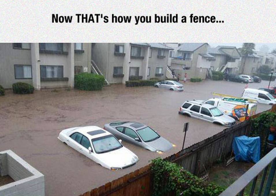 Now That's how you build a fence...