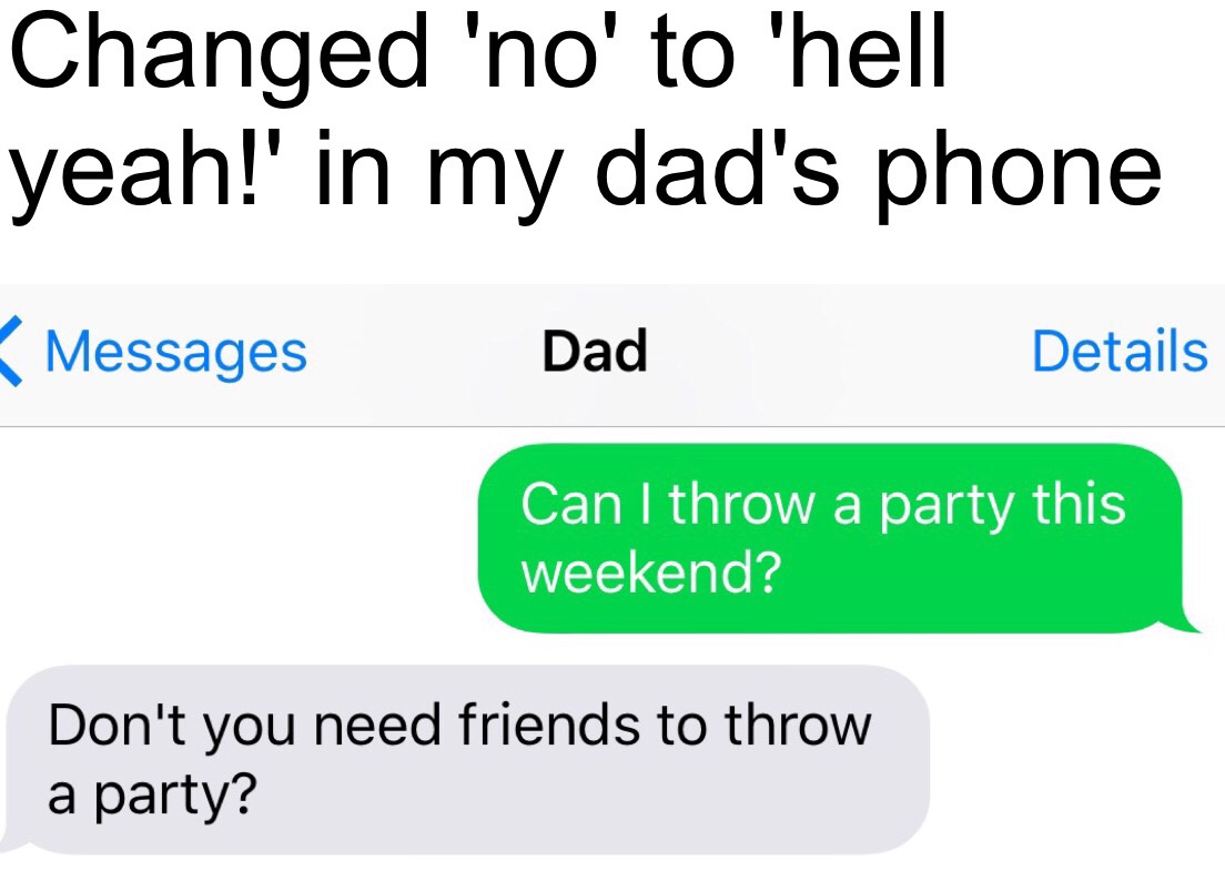 Texting Dad