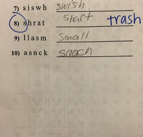 Kids spell the darndest things