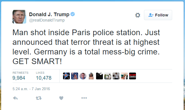 So apparently Paris is in Germany