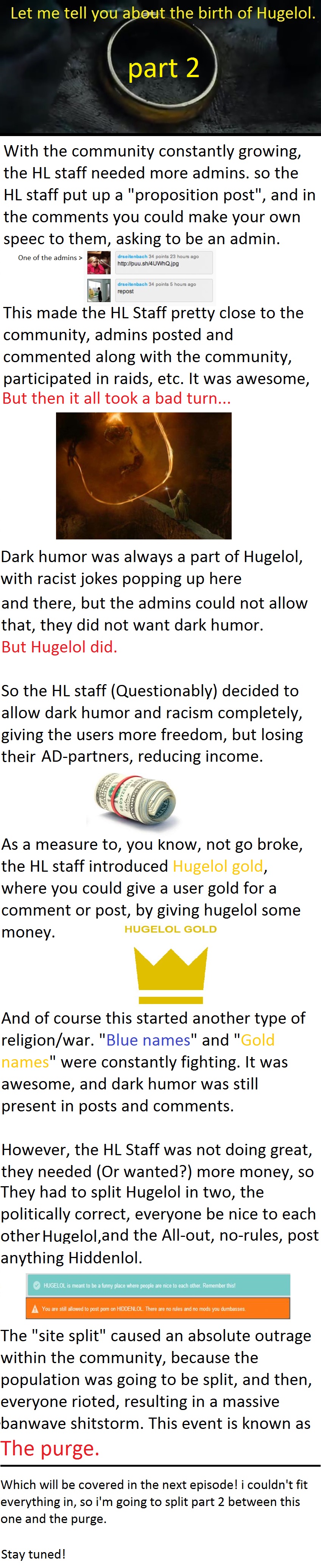 The birth of HL part 2 (1/2): Dark humor and money.