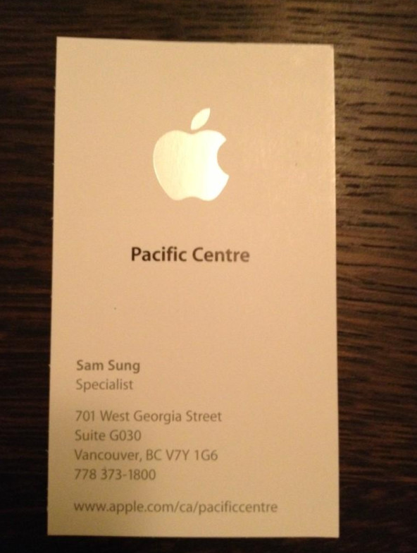 Apple's new employee. Ironic much?