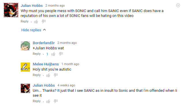 Sonic fans say the darnedest things!