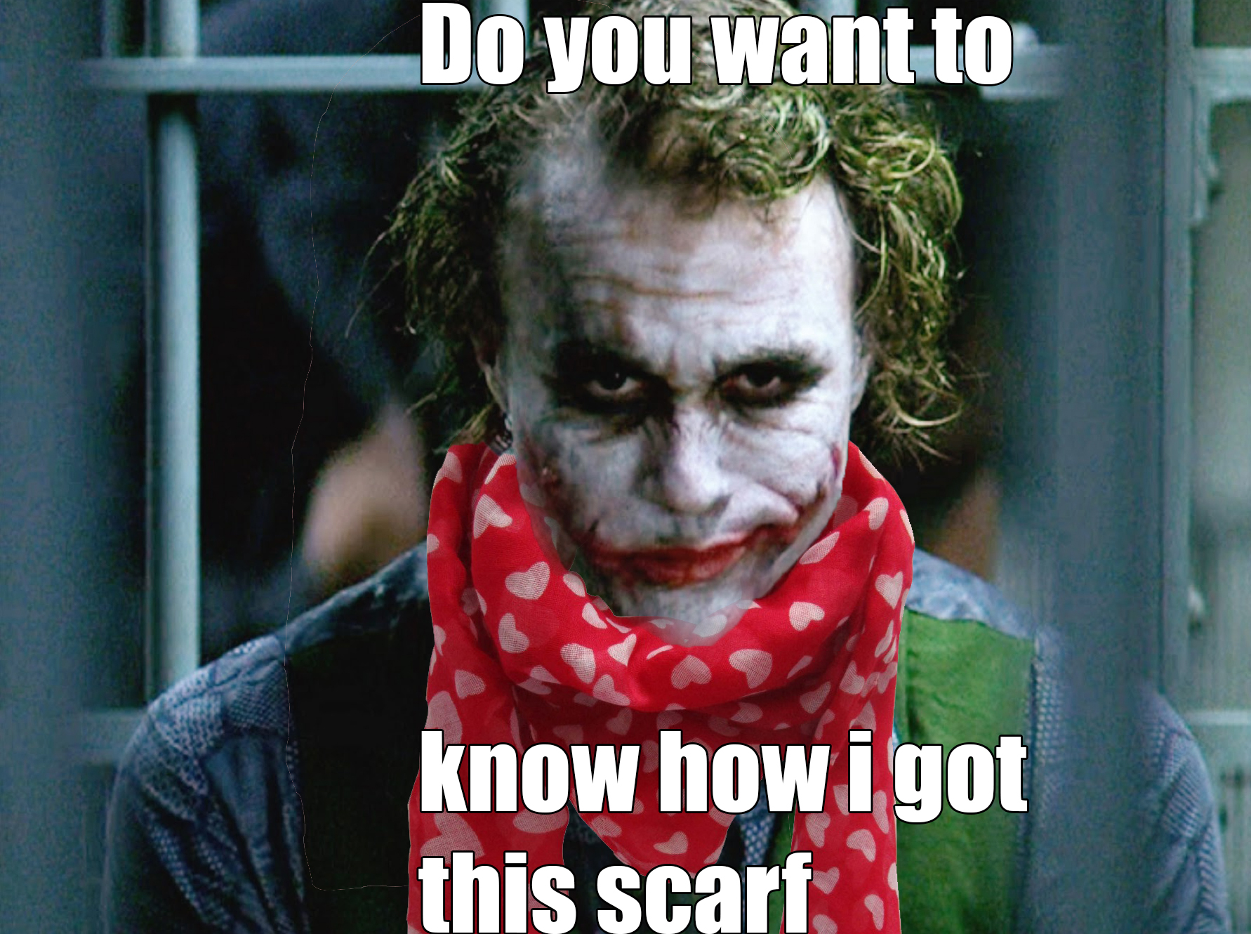 Jokers scarf addiction