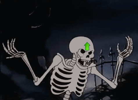 When I see Spooky Skeletal updoot