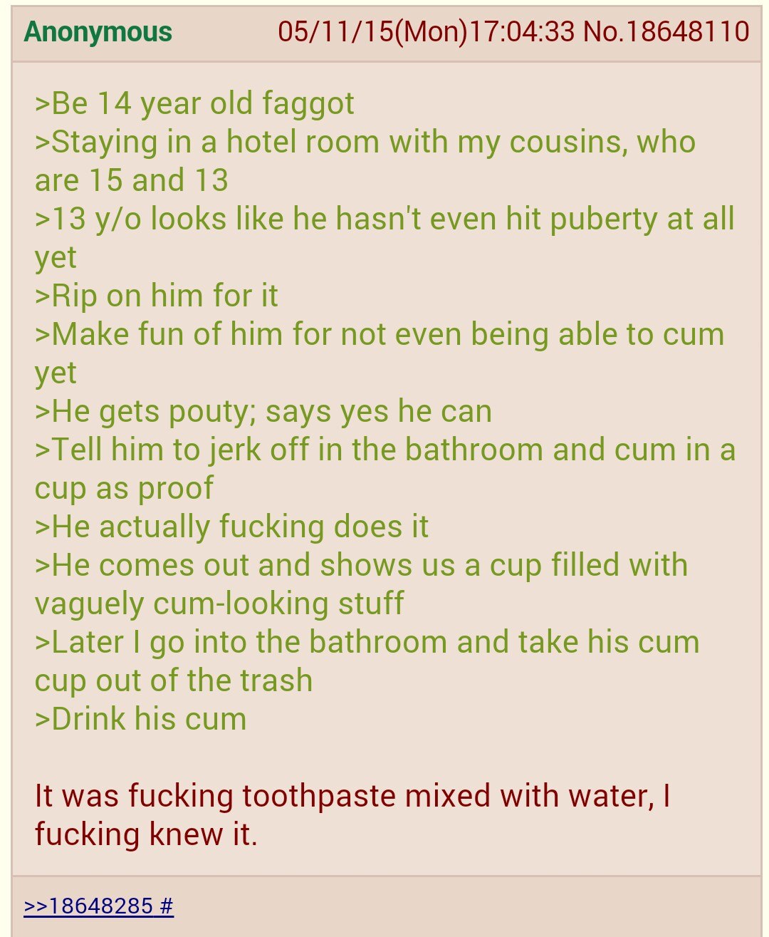 You can't outsmart a true anon