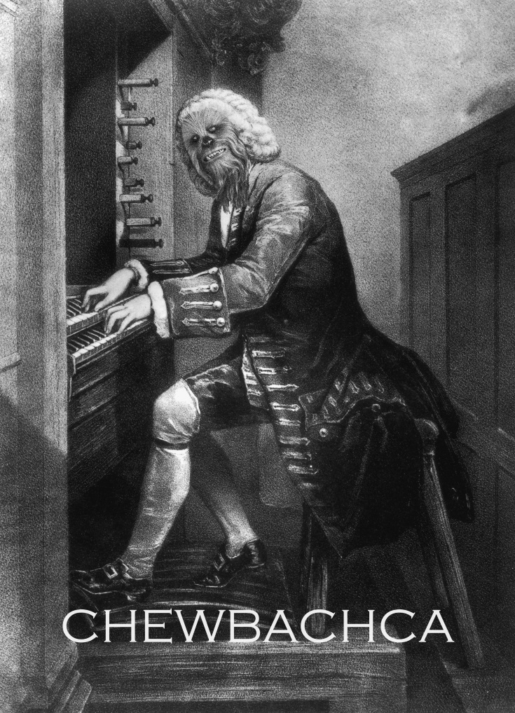 Playing that Solo piece to get the girls Bach to the Falcon