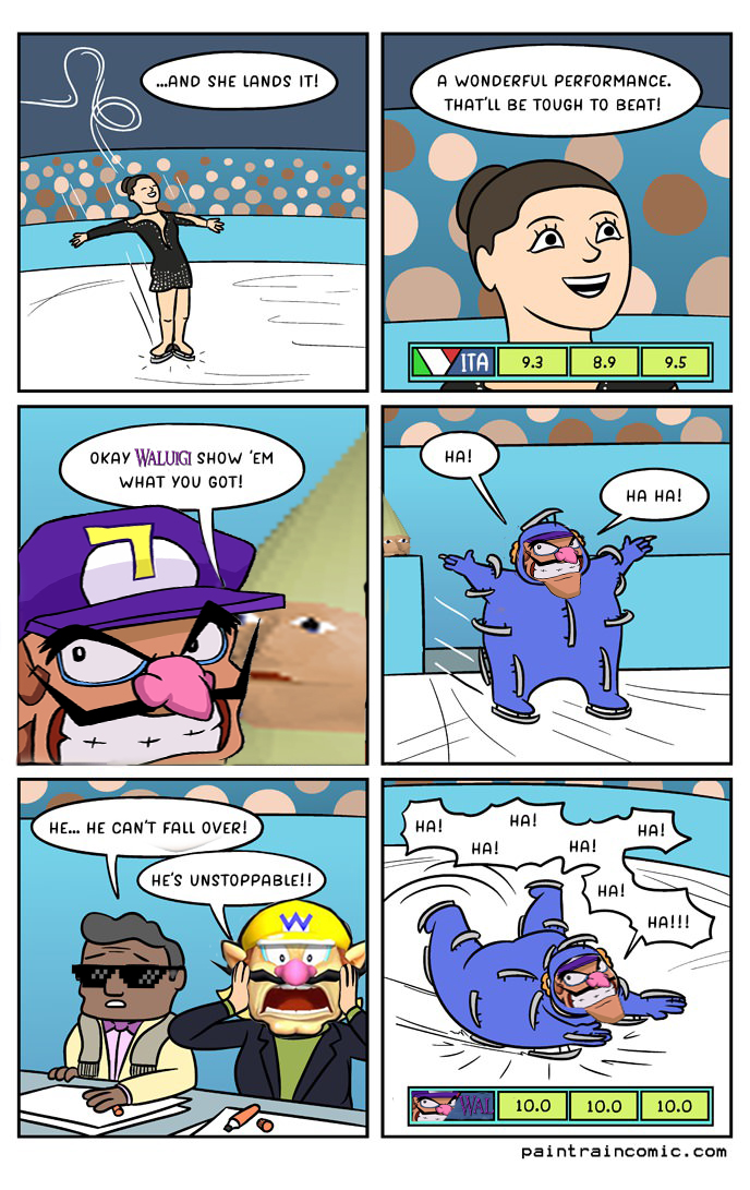 No one can stop the Waluigi-train !