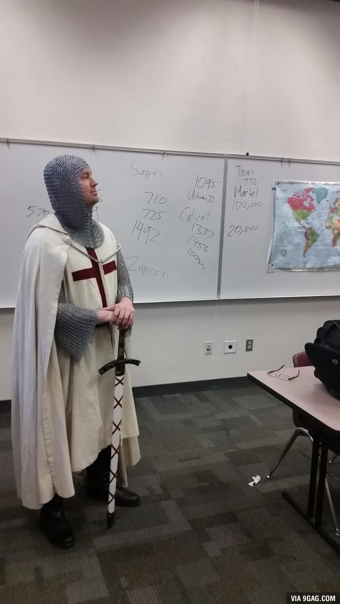When you have a class to teach at 12, but Pope Urban II needs you to cleanse the Holy Land by 2