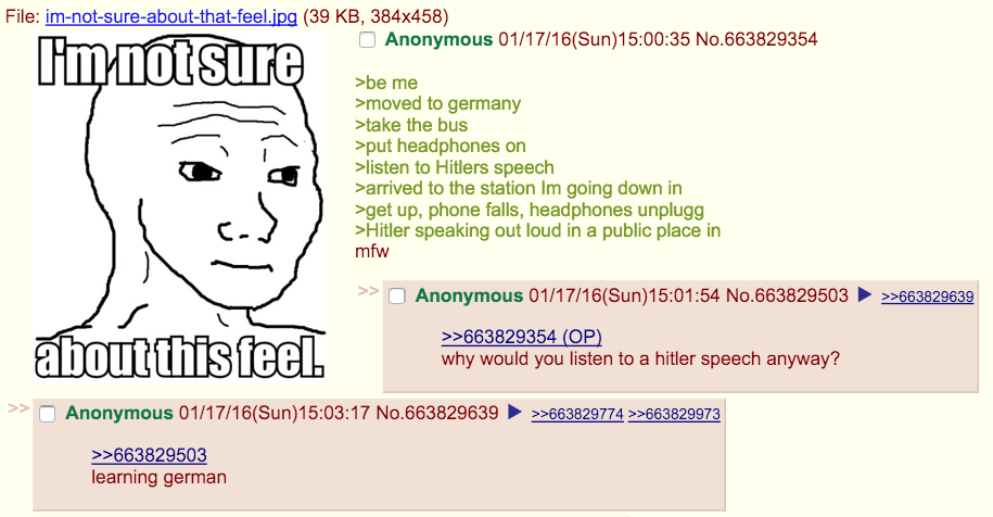 Anon learns German