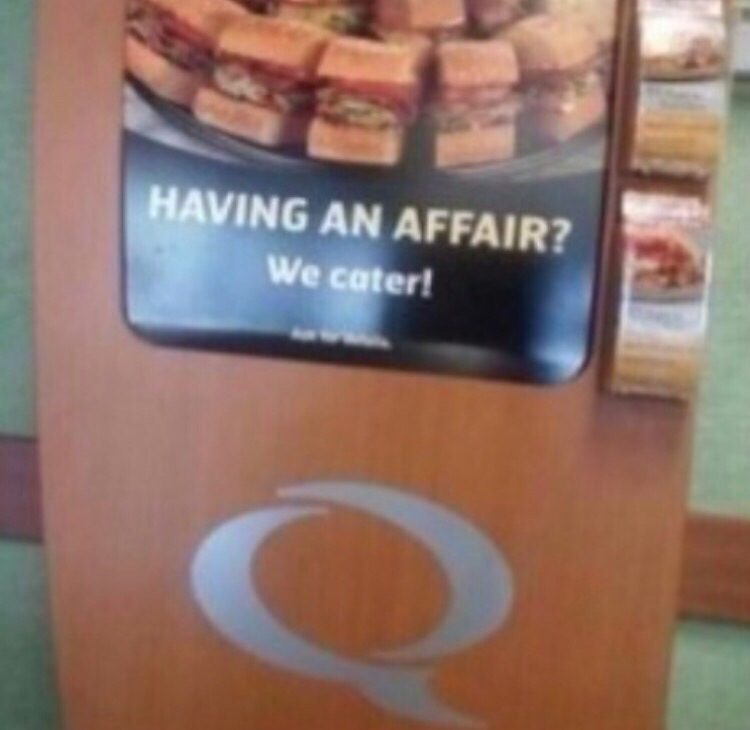 You know what this Adultery needs? Sandwiches!