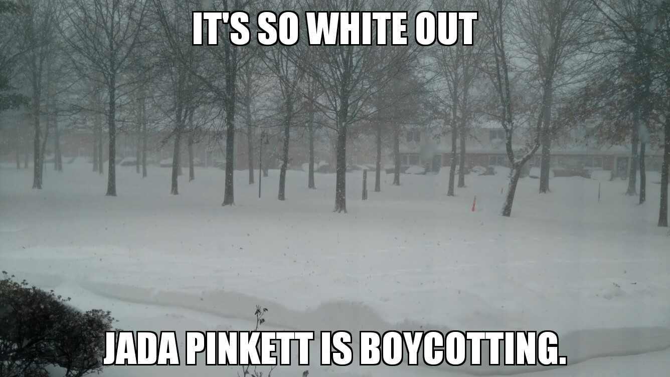 It's so white out...