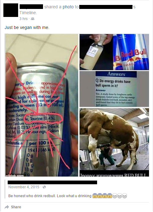 TIL taurine is bull sperm