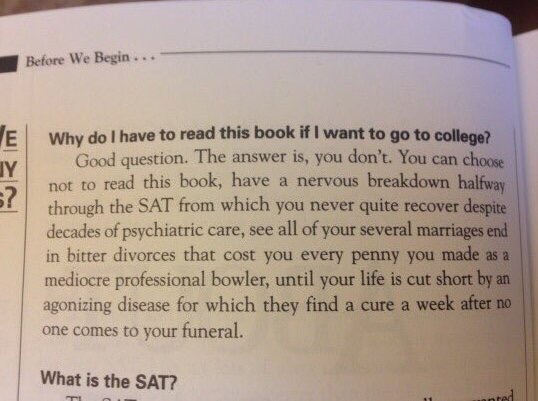 SAT books are getting too real these days