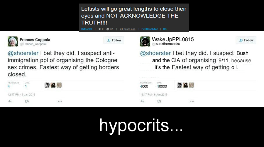 hypocrits...