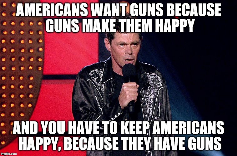 Rich Hall on Gun Ownership