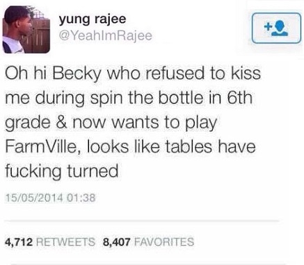 Tables have turned..