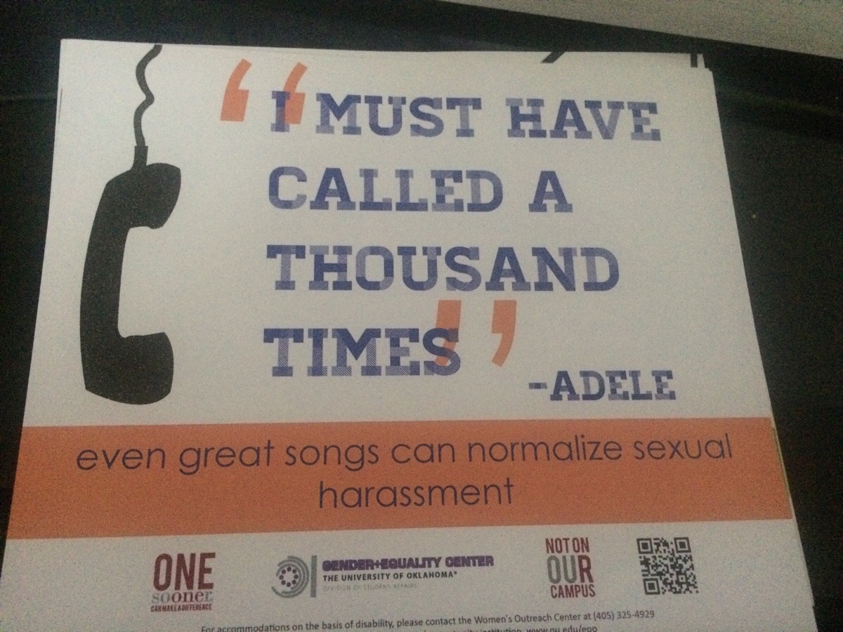These are being put up all around campus