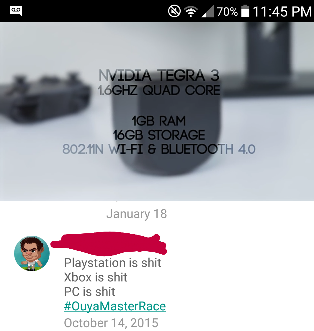 Guys pack it all up, we're shit compared to the ouya master race...