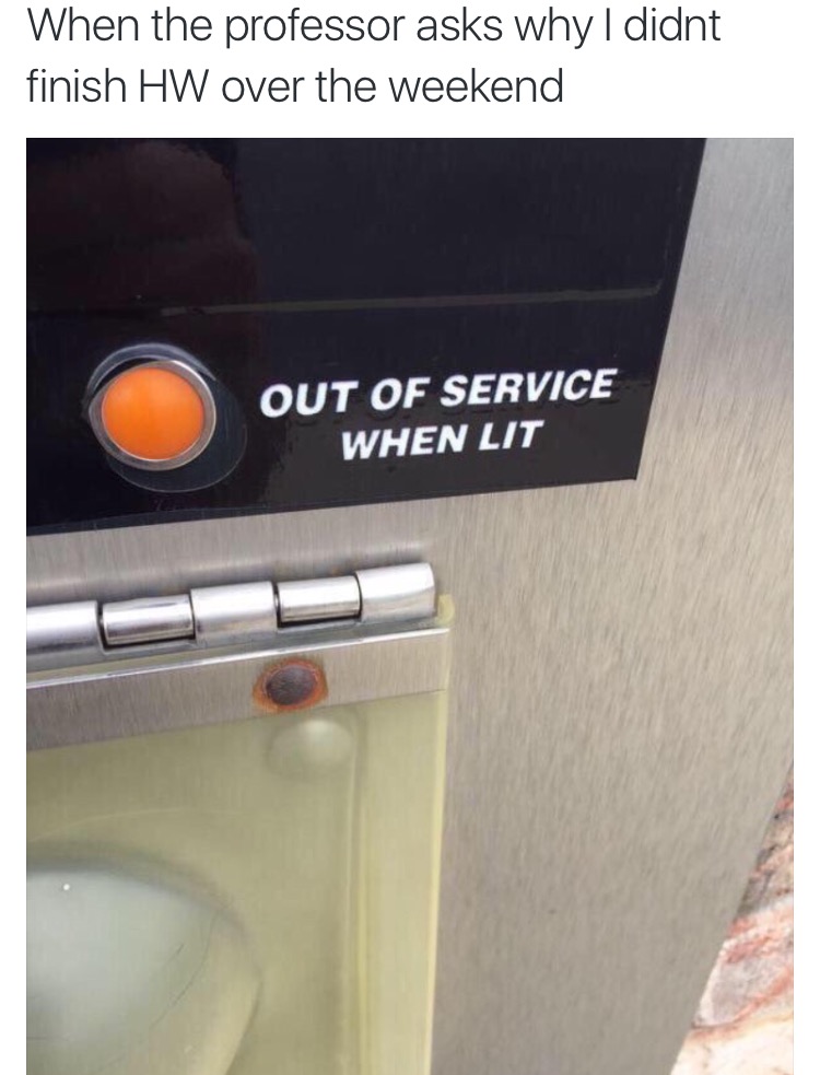 Sorry, professor