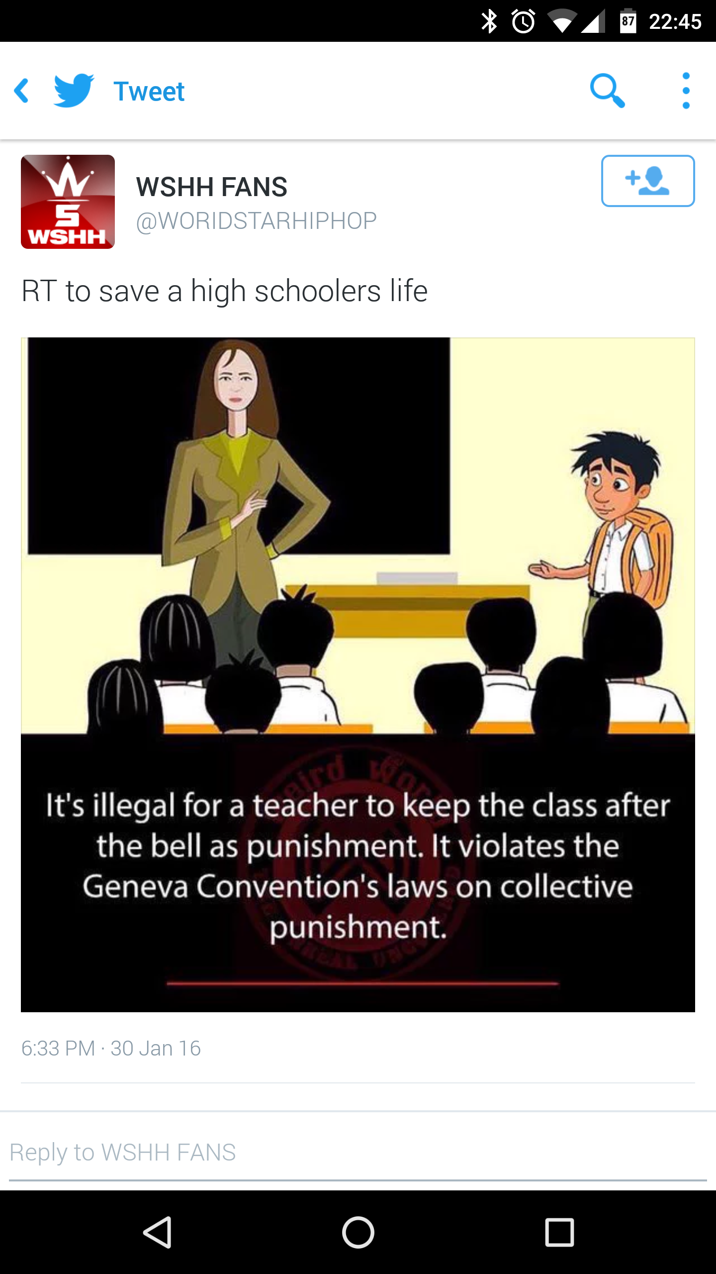Highschool History Class