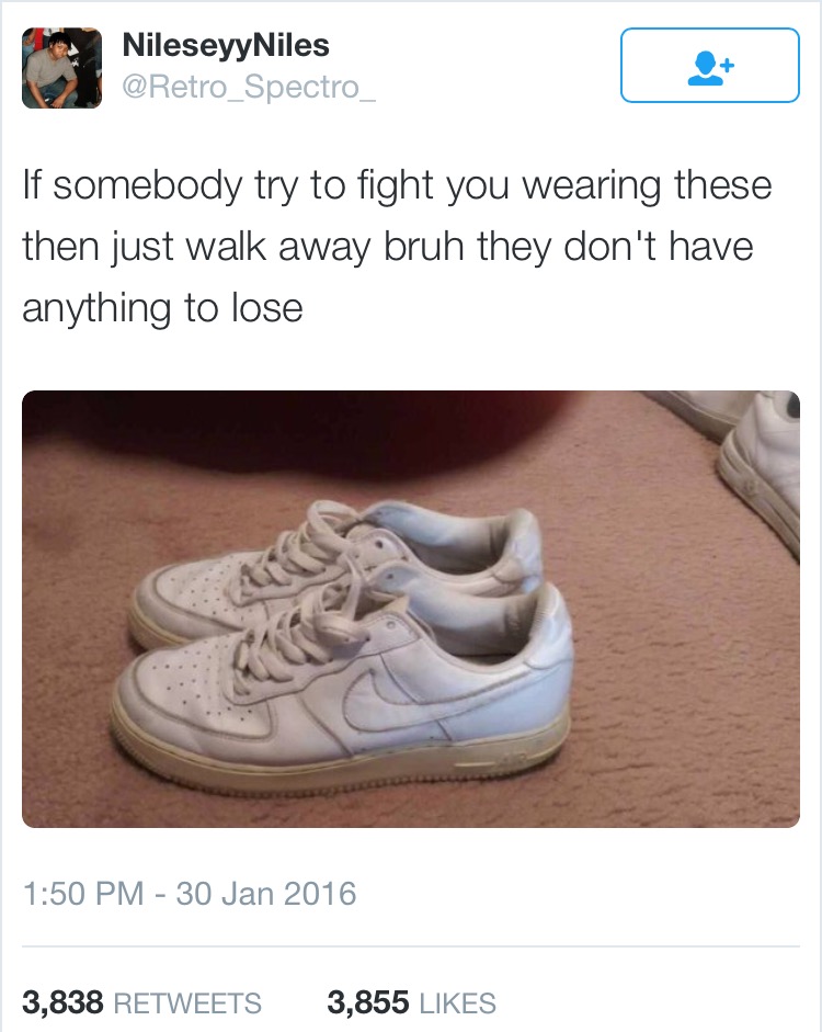 Your shoe game can tell people a lot about you...