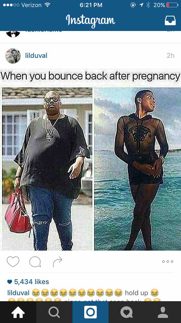 When you bounce back from pregnancy