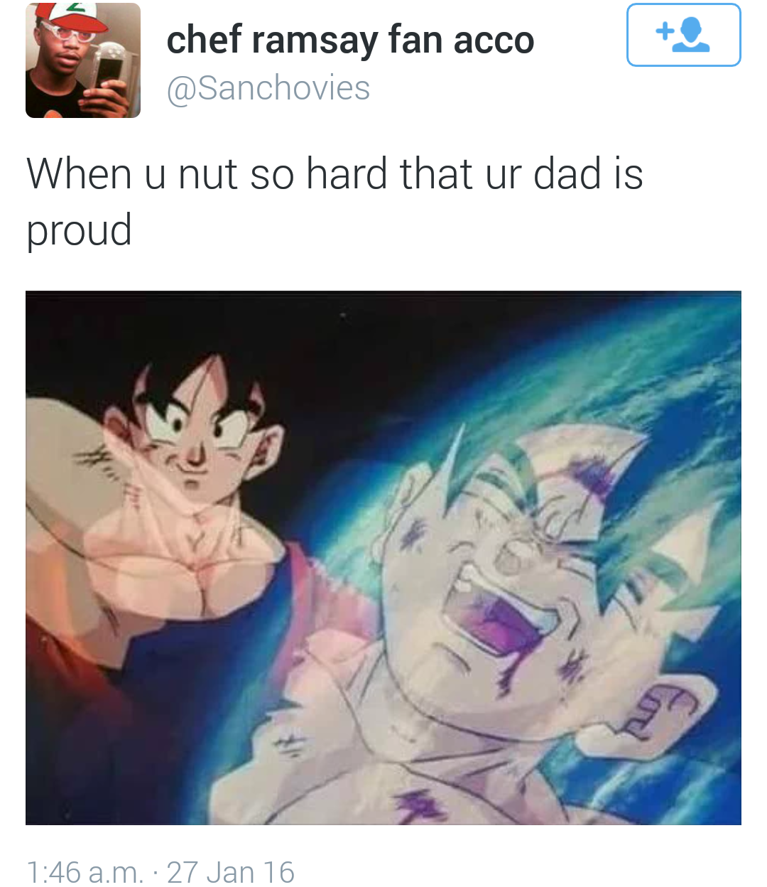 When you go Super Saiyan 2 on her ass