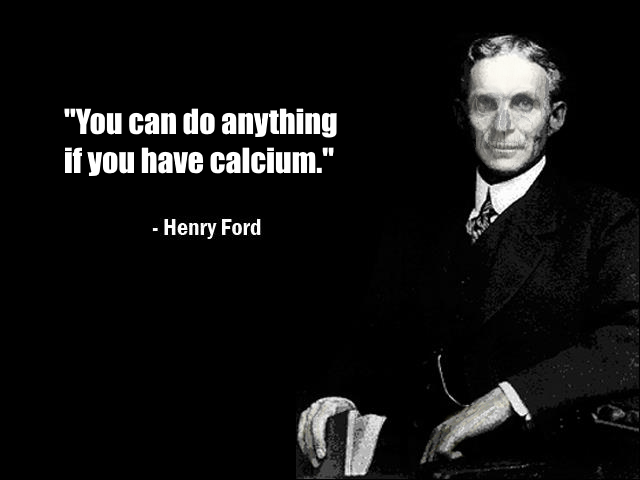 Calcium is the powerhouse of your bones and as such your skeletons
