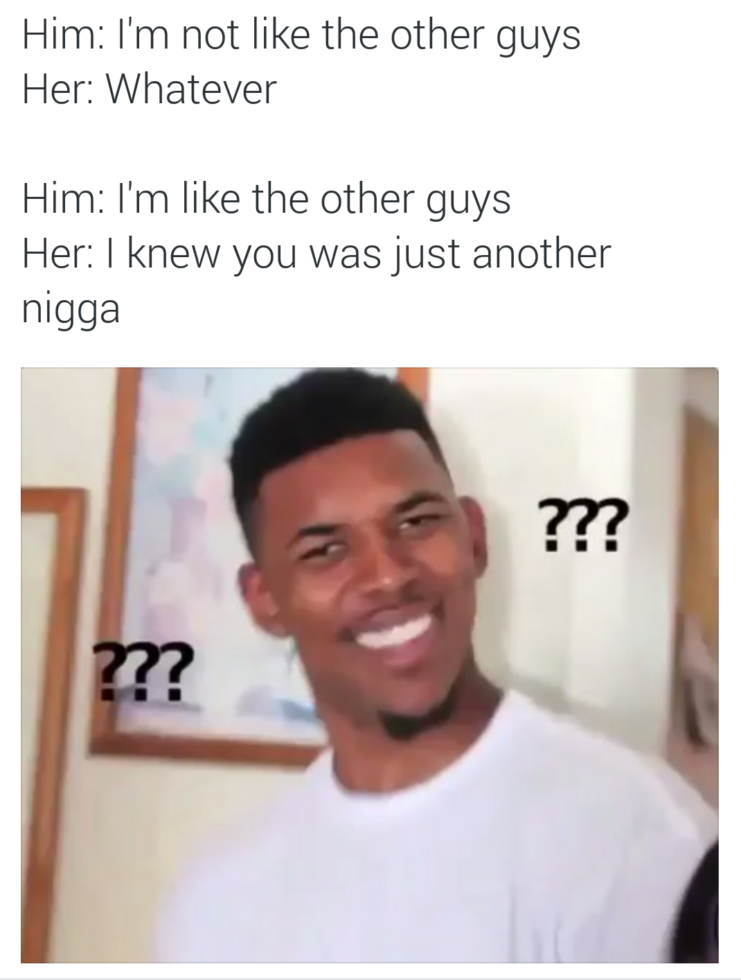 These ***es don't even make sense anymore