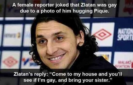 Good guy Zlatan
