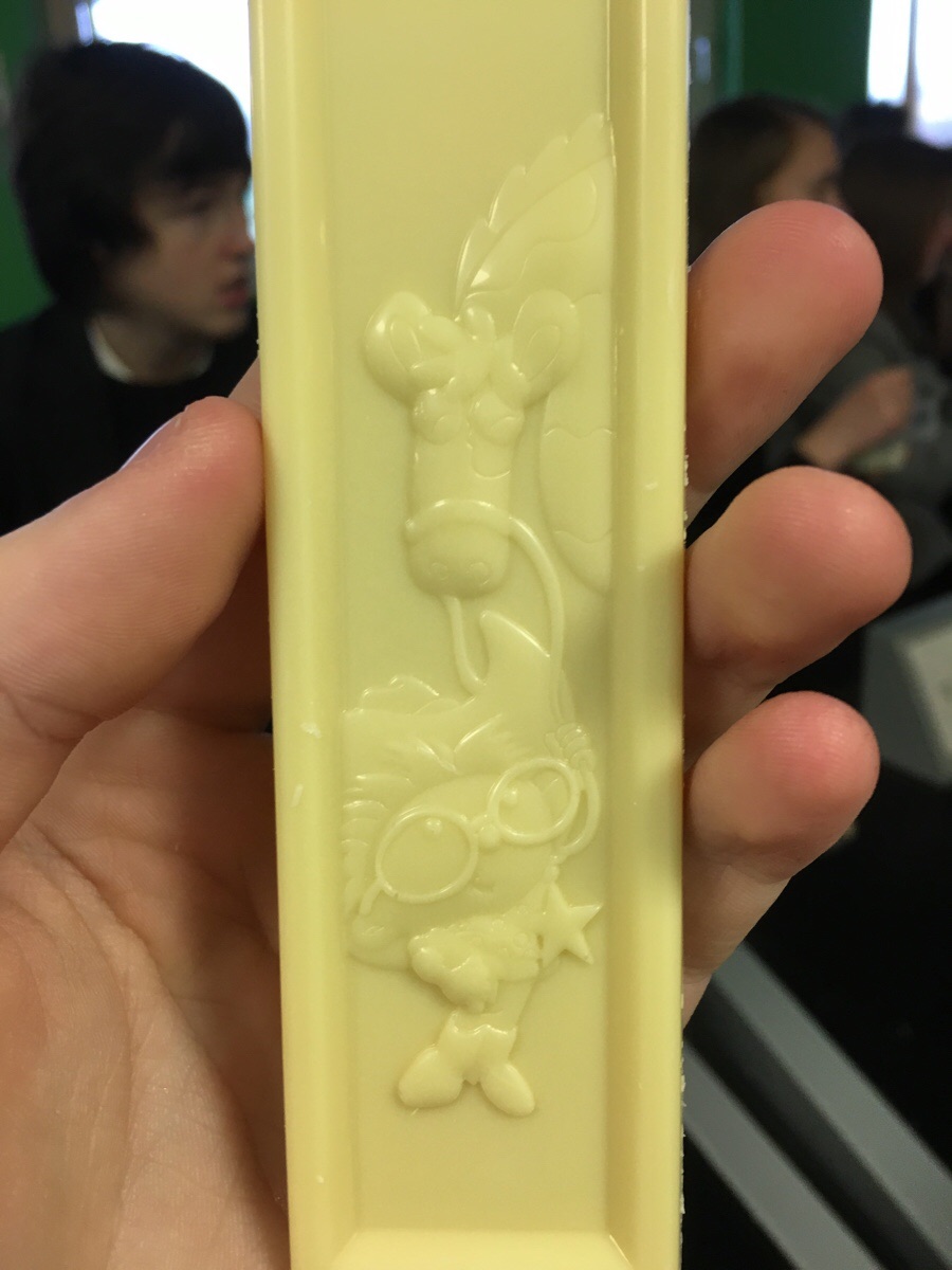 Had to take a second glance at this chocolate...