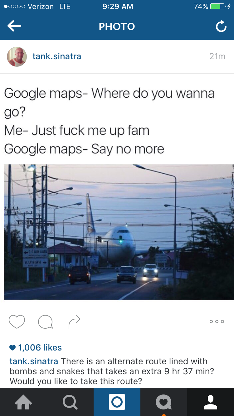 Google Maps does not care about you or where you gotta get