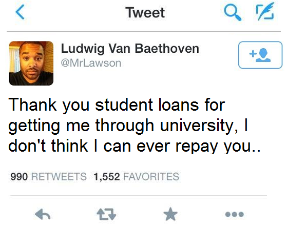 Student life always broke