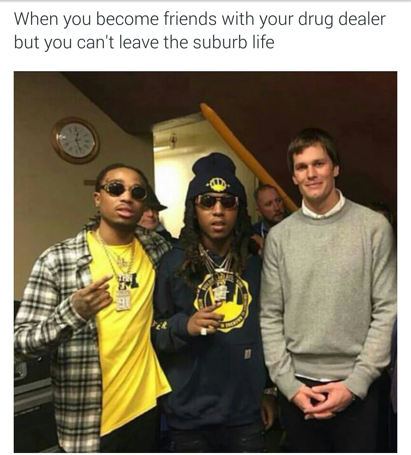 They gonna teach him how to pass the work, too