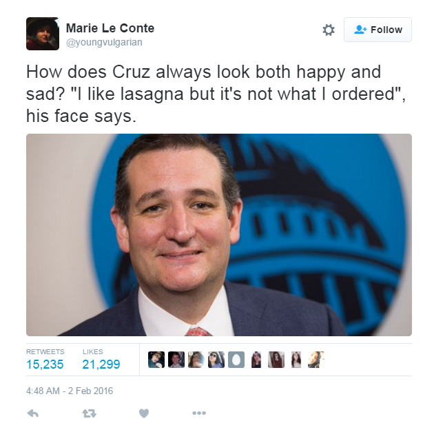 because he's a lizard man pretending to have actual human emotions
