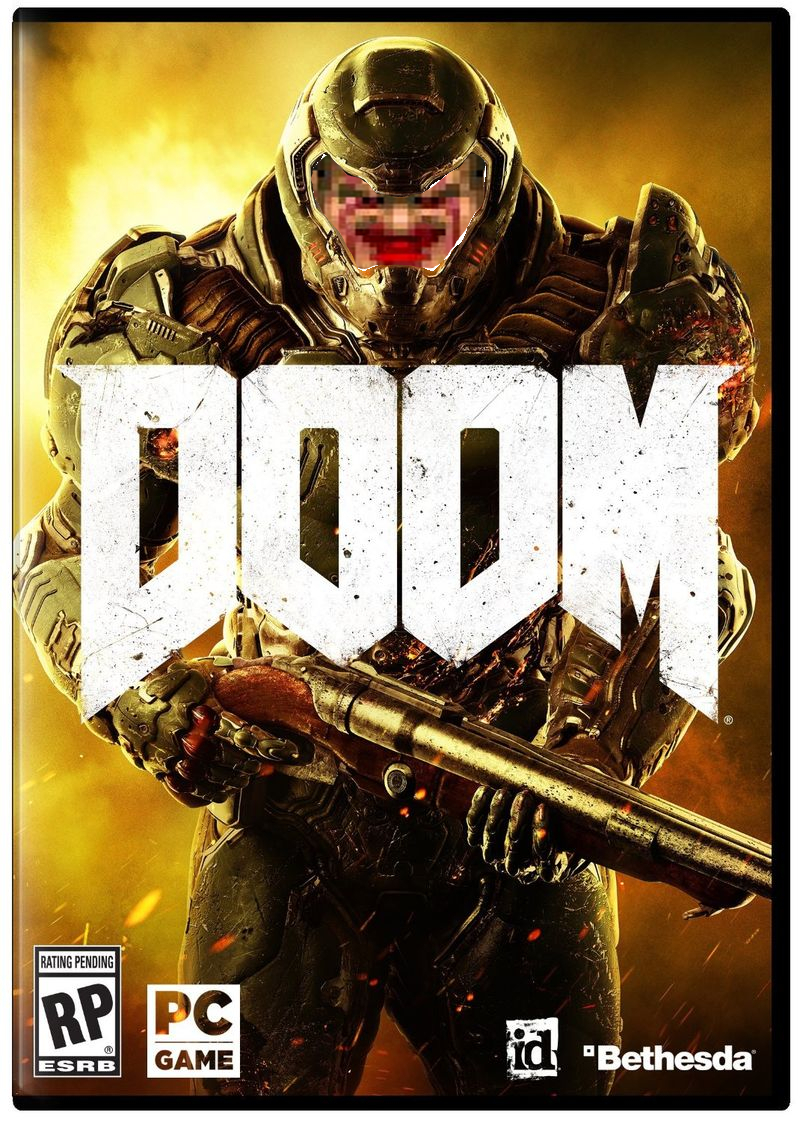 The new DOOM boxart felt like it was missing something.... There we go