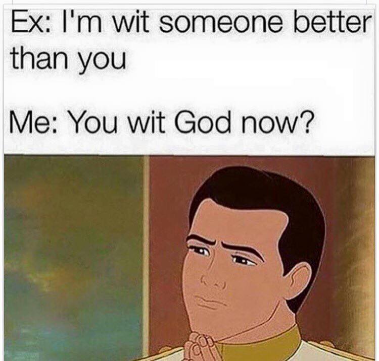Nah, I'm wit Jesus