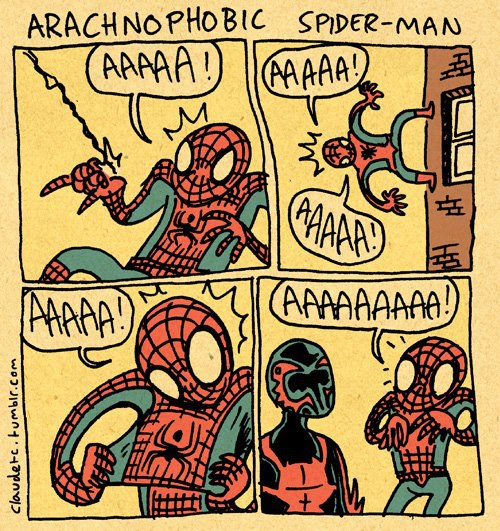 Peter Parker Is Arachnophobia