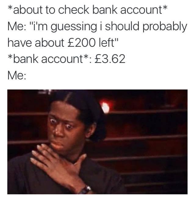 The worst feeling ever..