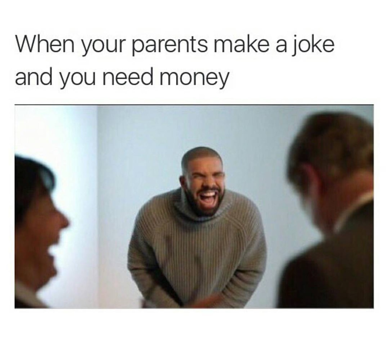 Even stupid ass dad jokes become comedy gold