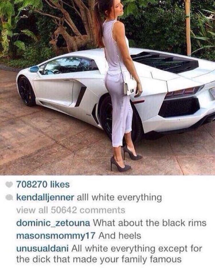 all white everything except for...