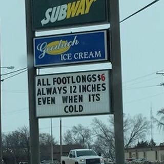 Local Subway being edgy